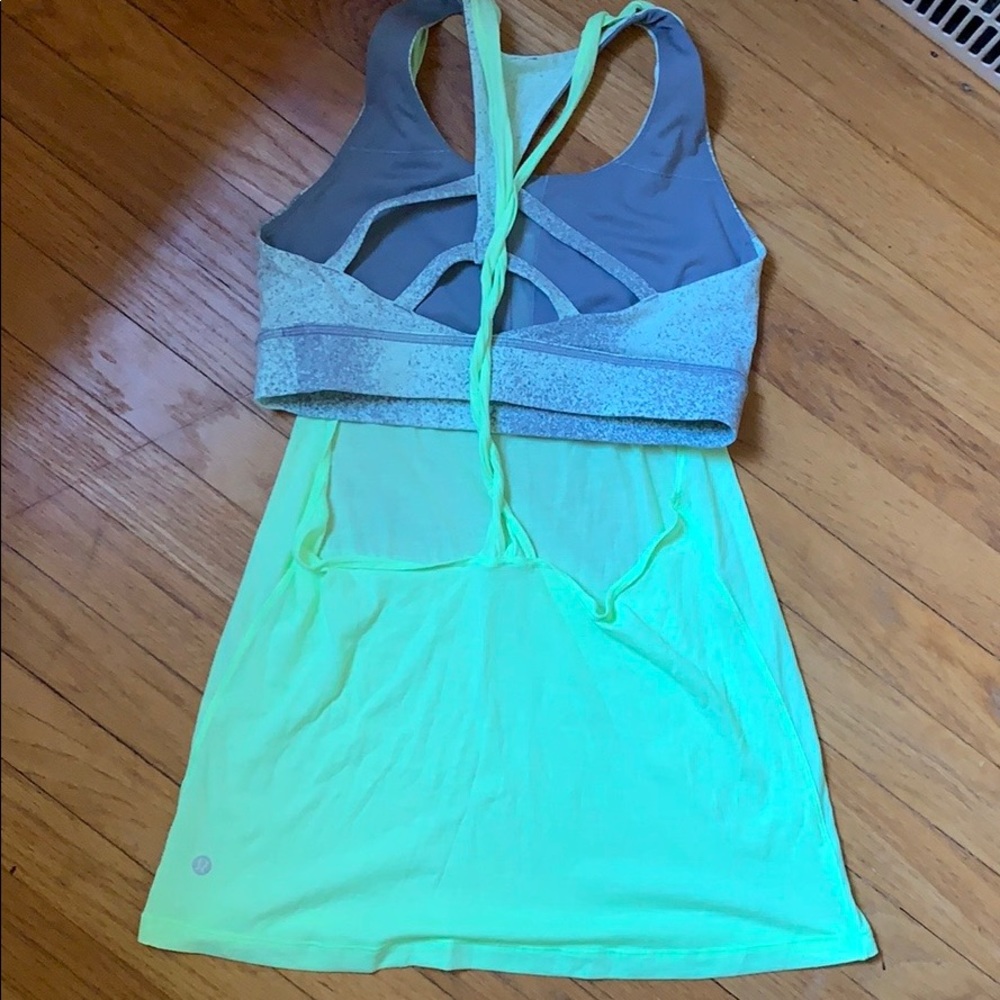 LULULEMON “TWIST AND TOIL TANK” size 8